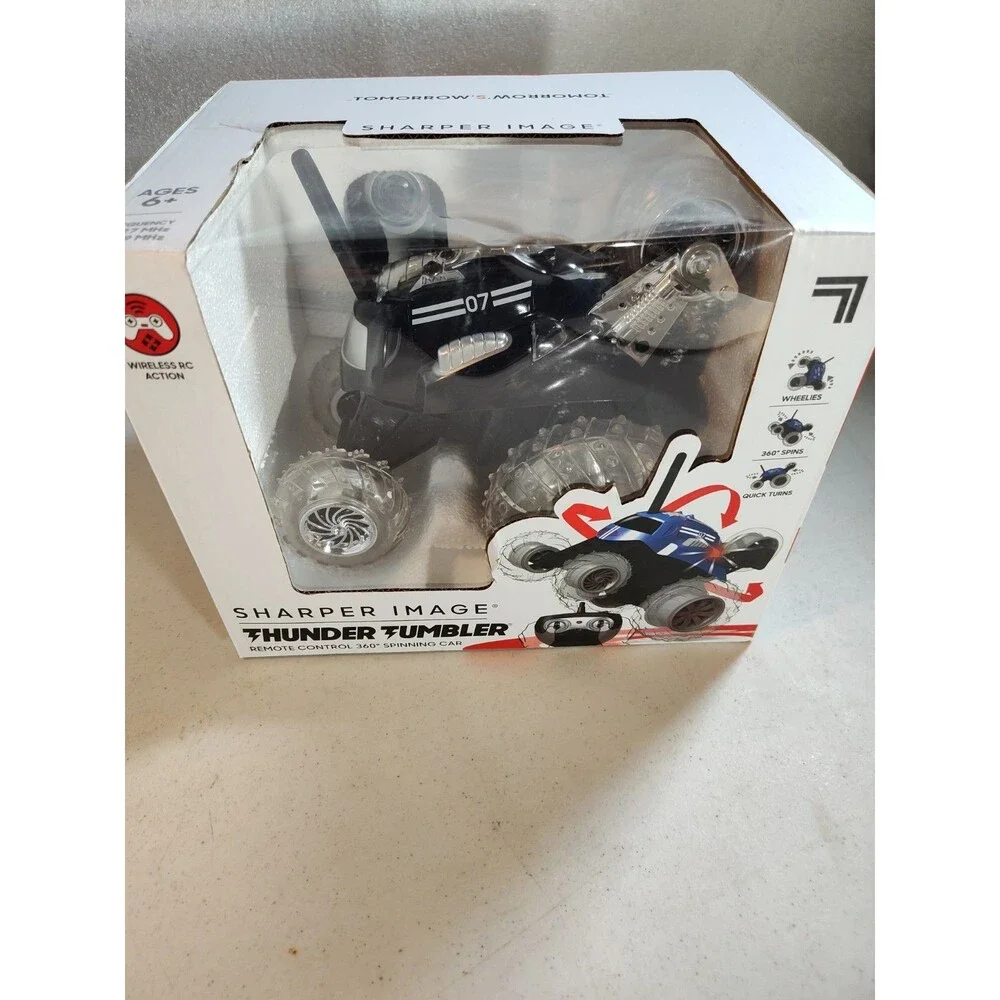 Sharper Image Thunder Tumblr Remote Control 360° Spinning Car 49 M H Z (995)